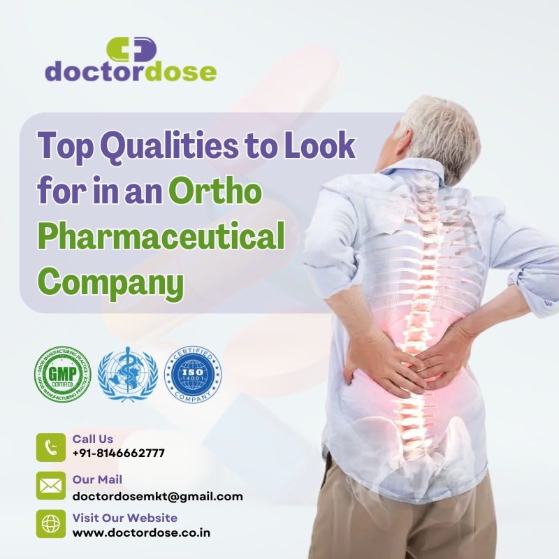 citriclabs | Top Qualities to Look for in Ortho Pharmaceutical Company