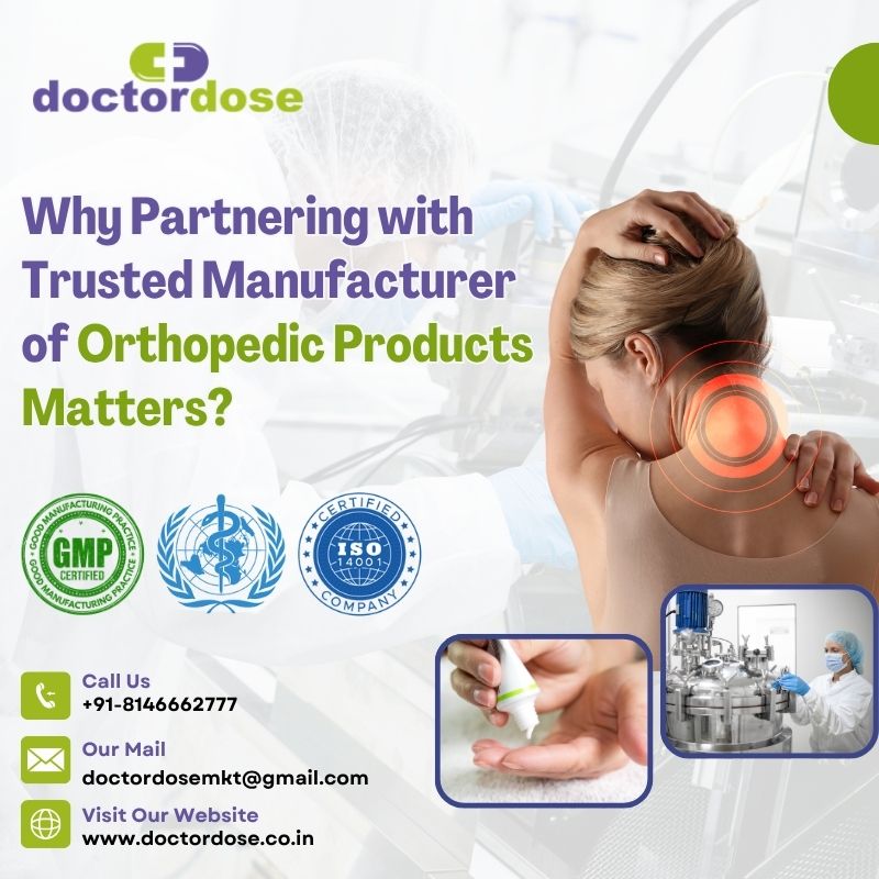 citriclabs | Why Partnering with Trusted Manufacturer of Orthopedic Products Matters?