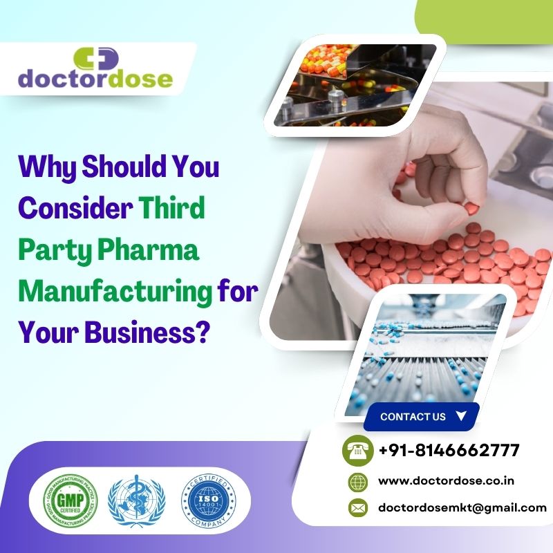Why Should You Consider Third Party Pharma Manufacturing for Your Business?